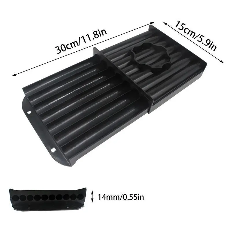 Boilie Roller European Style Bait Roller Black PP Material Fishing Accessory Bait Molding Machine Fishing Bait Roll Board 5