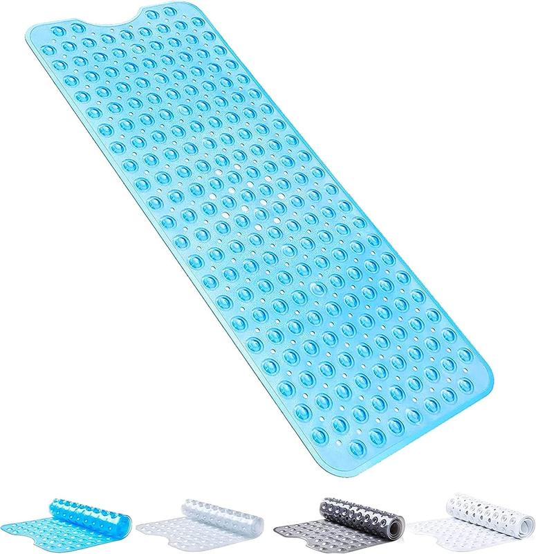 Yourslocalshop Bath Shower Tub Mat Non Slip with 200 Suction Cups, Anti Mould, PVC Material, 40x100 cm Bathtub 1