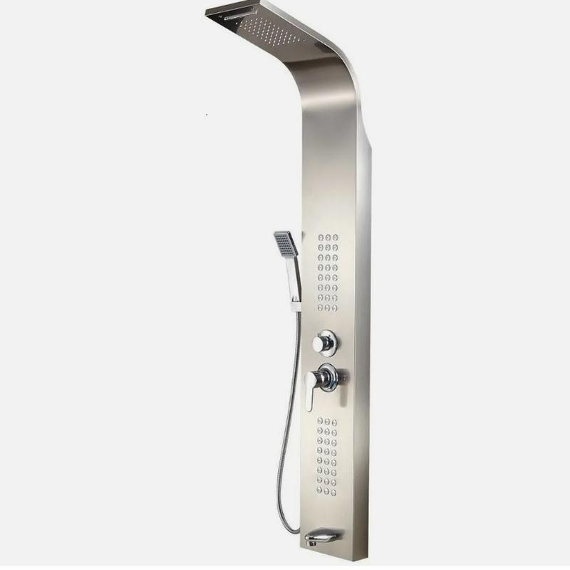 EVOLVE Thermostatic Shower Panel Column Tower 48 Body Jets Waterfall Bath Spout 1