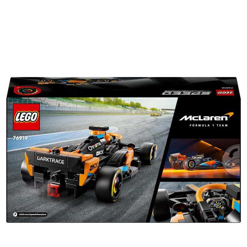 LEGO Speed Champions 2023 McLaren Formula 1 Race Car Toy for 9 Plus Year Old Kids, Boys & Girls who Love Independent Play, Buildable Vehicle Model Set, Kids' Bedroom Decoration, Birthday Gift 76919 7