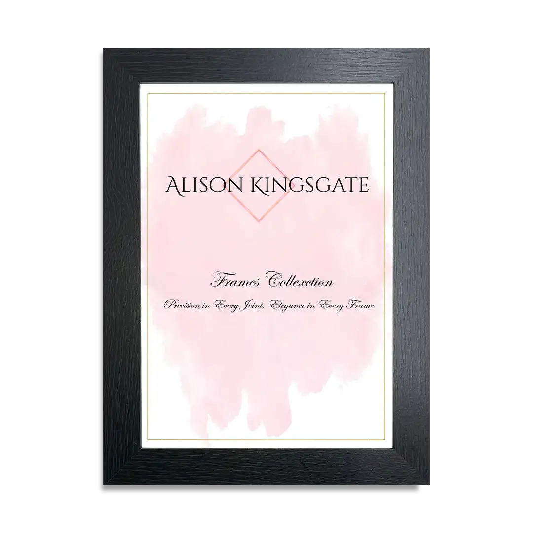 60 x 40 cm Picture Poster Photo Frame, Premium High Quality Black Frame, Photo Frame for Wall Mounting with Hooks, 40 x 60 cm Poster Frame for Landscape Decor, Photo Decor Wall Mdf Frame, Home Decoration Poster Frame, Alison Kingsgate