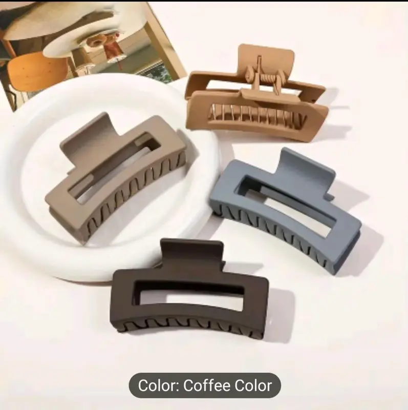Hair Claw Clips ( Set Of 4 ) - Non Slip Strong Hold for any type of Hair. 5