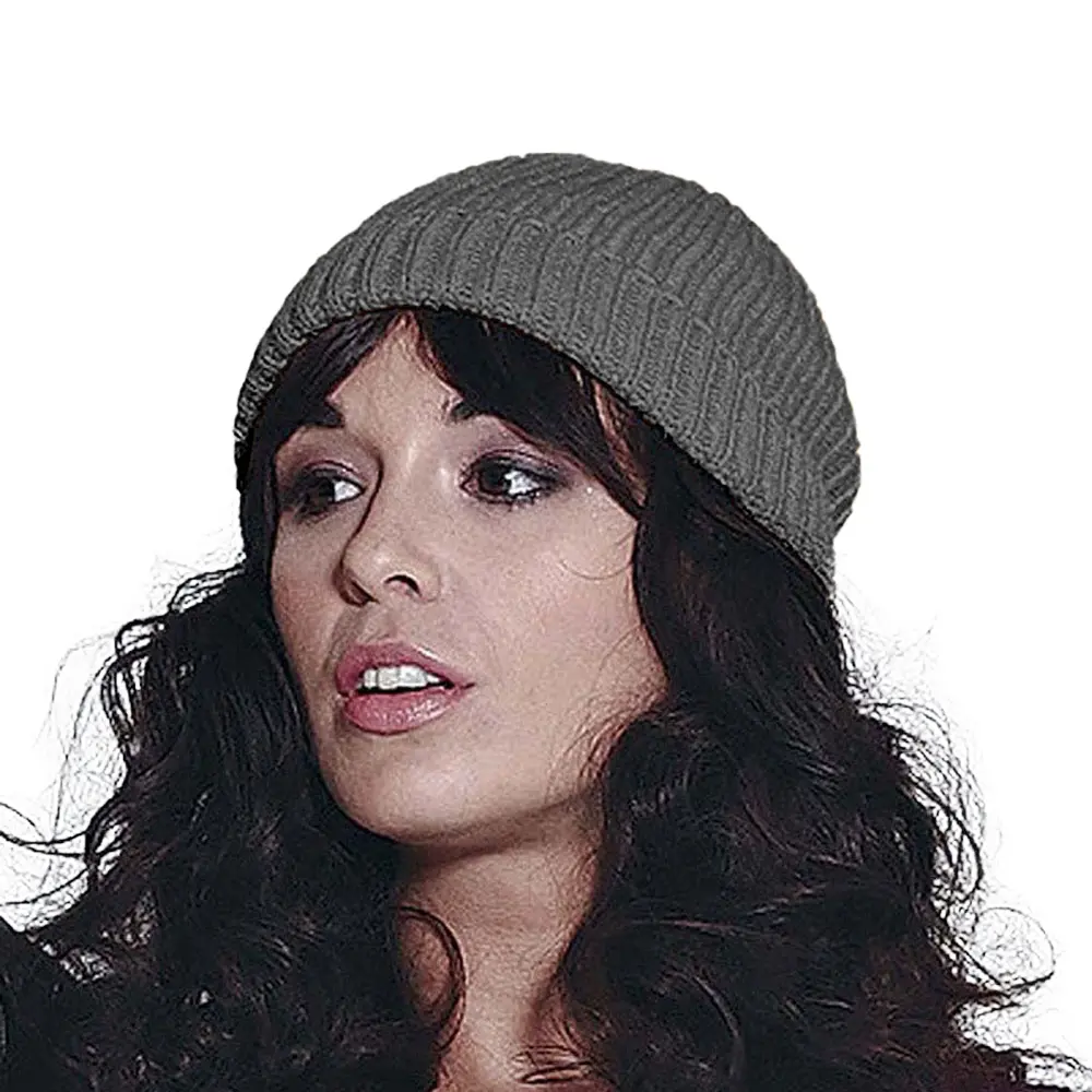 Beechfield Unisex Retro Trawler Winter Beanie Hat Ribbed Warm Thermal - (UTRW246)