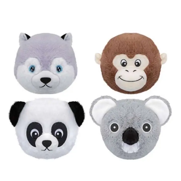 Value Plush Animal Heads - Set of 4 - Cuddle Crew