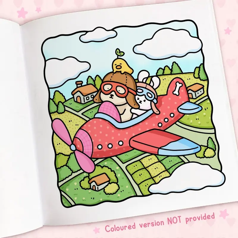 Cozy Cuties: A Cute and Comfy Colouring Book for All Ages 2
