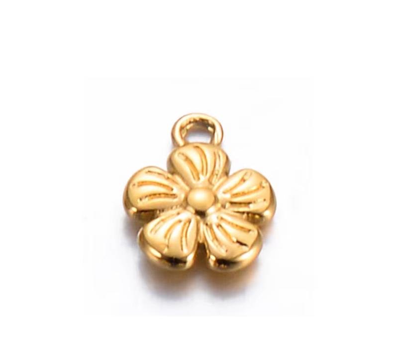 Product Introduction of Charm Bar- 18k gold plated stainless steel charms 7