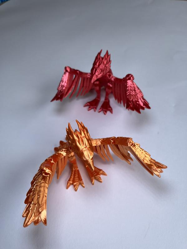 Stunning 3D printed phoenix bird Figurine - available in full size only 1