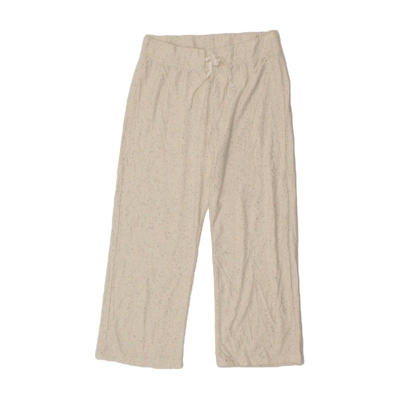 Pre-Owned Vintage J. CREW Womens Tracksuit Trousers UK 14 Medium White Flecked 1