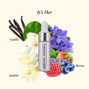 From Amora It's Her - Concentrated Perfume Oil  Sweet  Fruity Strawberry