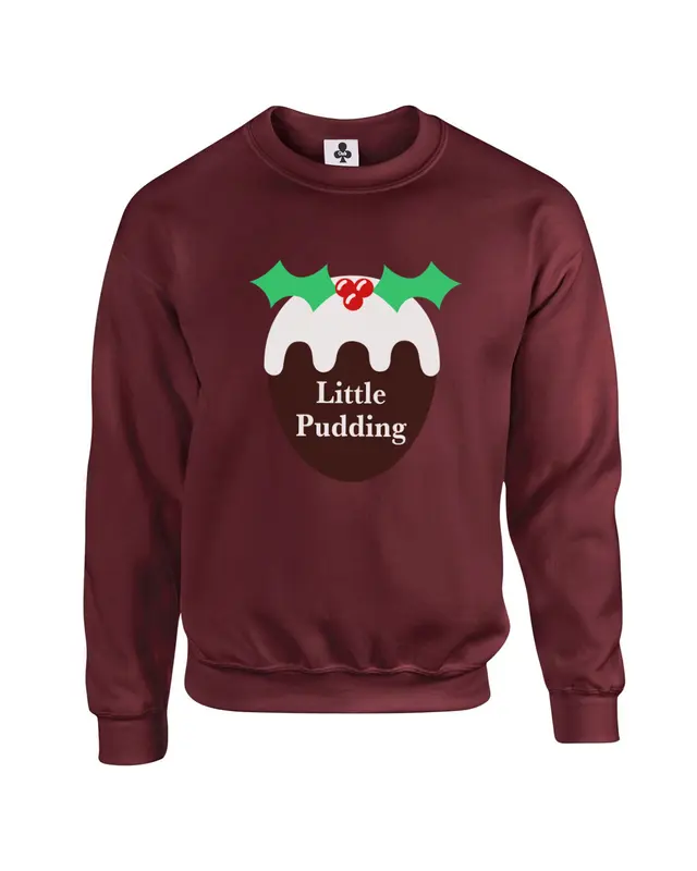 Little pudding Sweatshirt Christmas Jumper christmas pudding xmas festive cute fun funny novelty joke humour 4