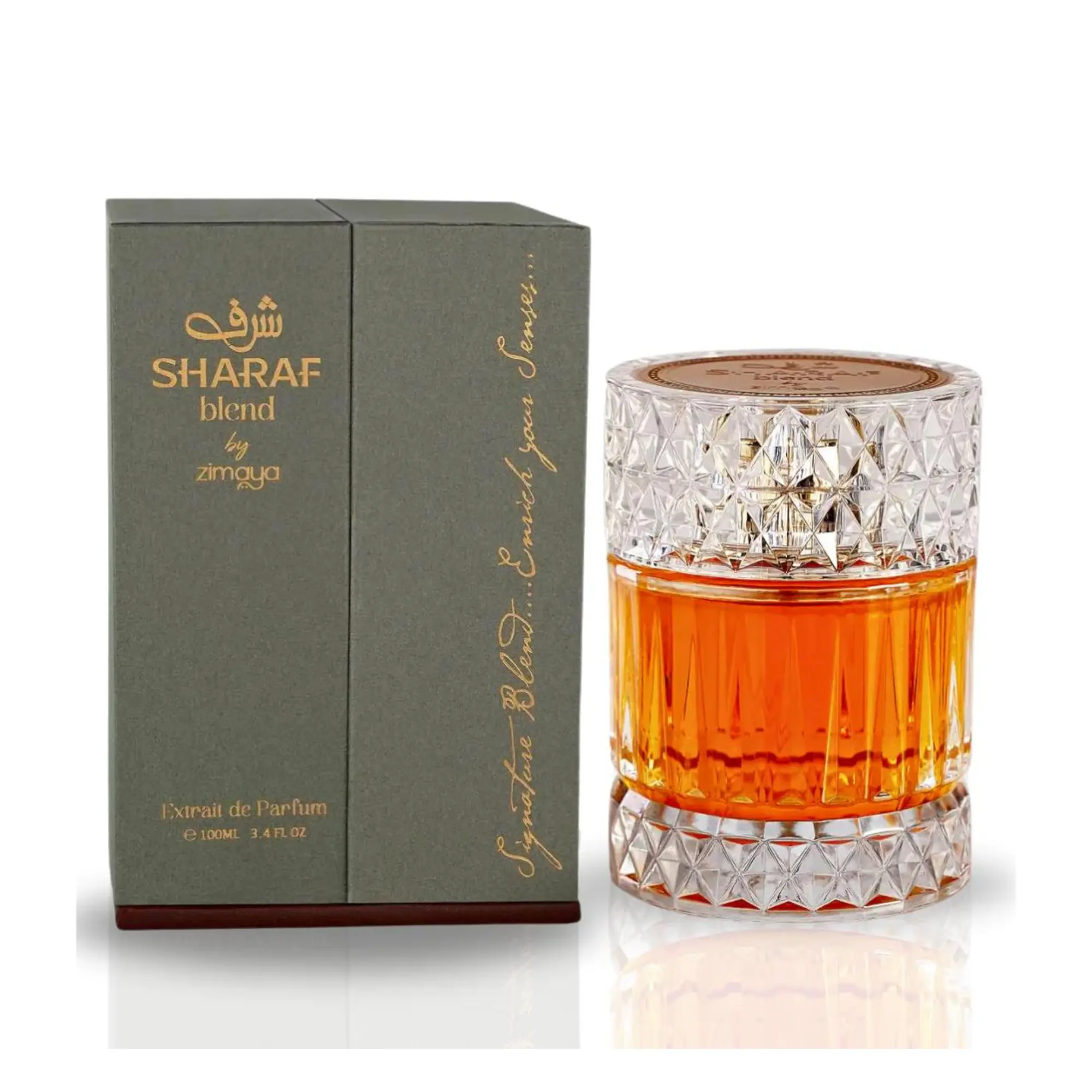 Sharaf Blend by Zimaya Extrait De Parfum 100ML, Long Lasting, Signature Blend for Unisex
