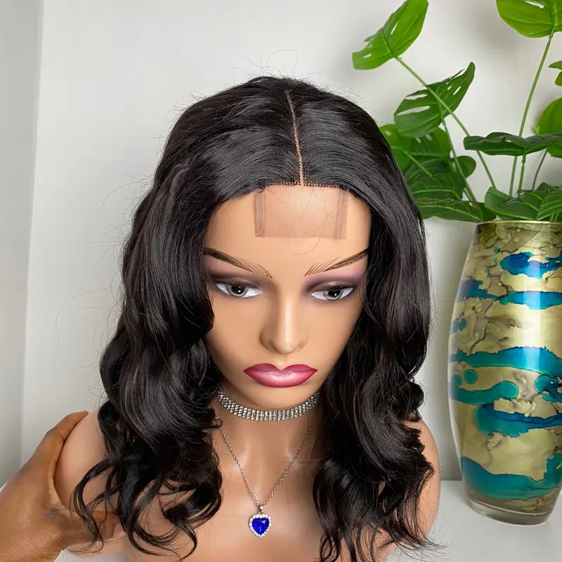 14” curly bounce wig natural black 5