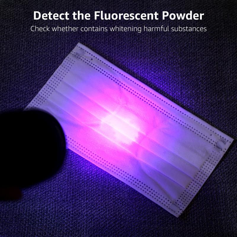 Product Introduction of LE UV Torch, 9 LED 395nm Ultraviolet Flashlight, Blacklight Detector for Pet Urine, Stain, Bed Bugs and More, 3 AAA Batteries Included 13