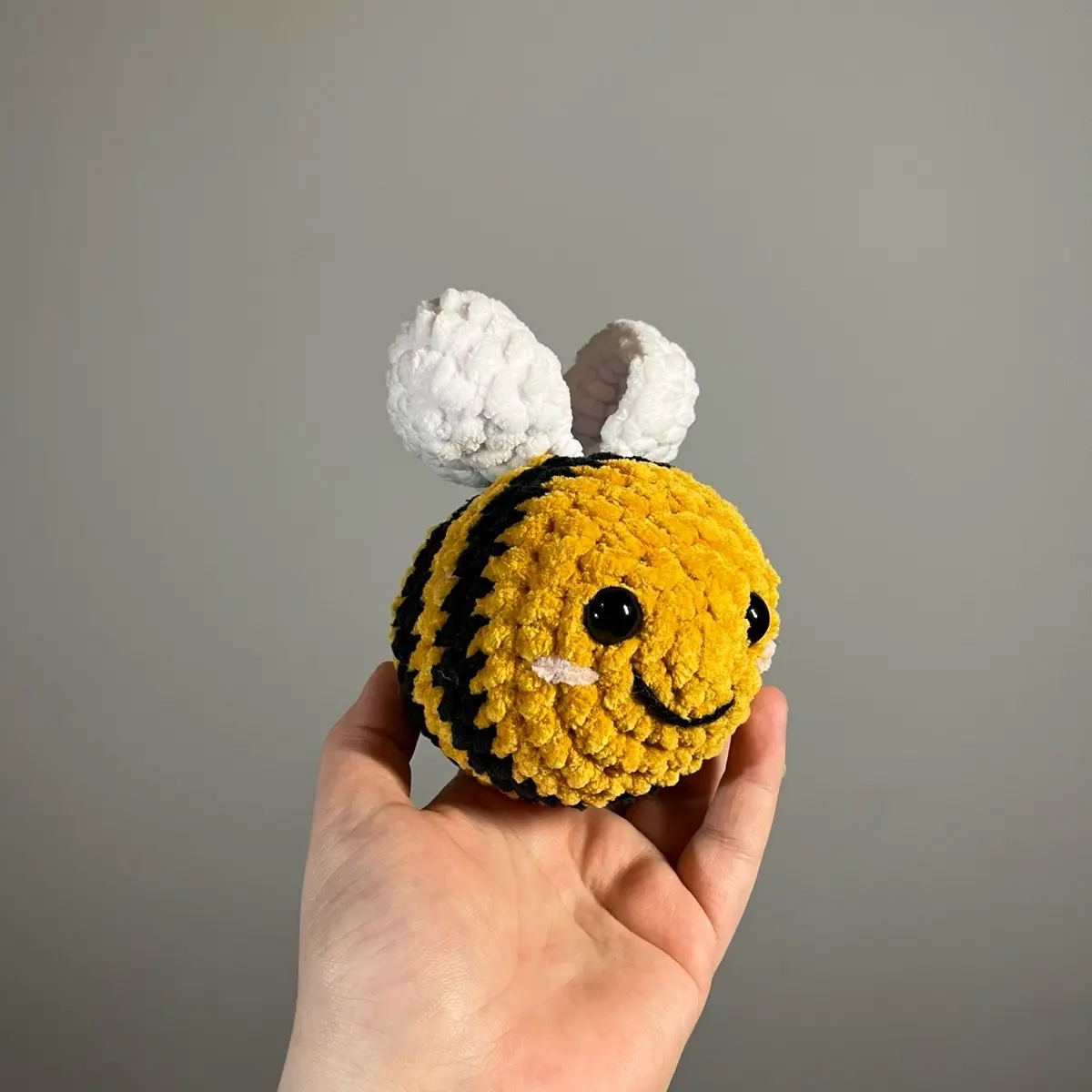 Small Crochet Plushie Bee