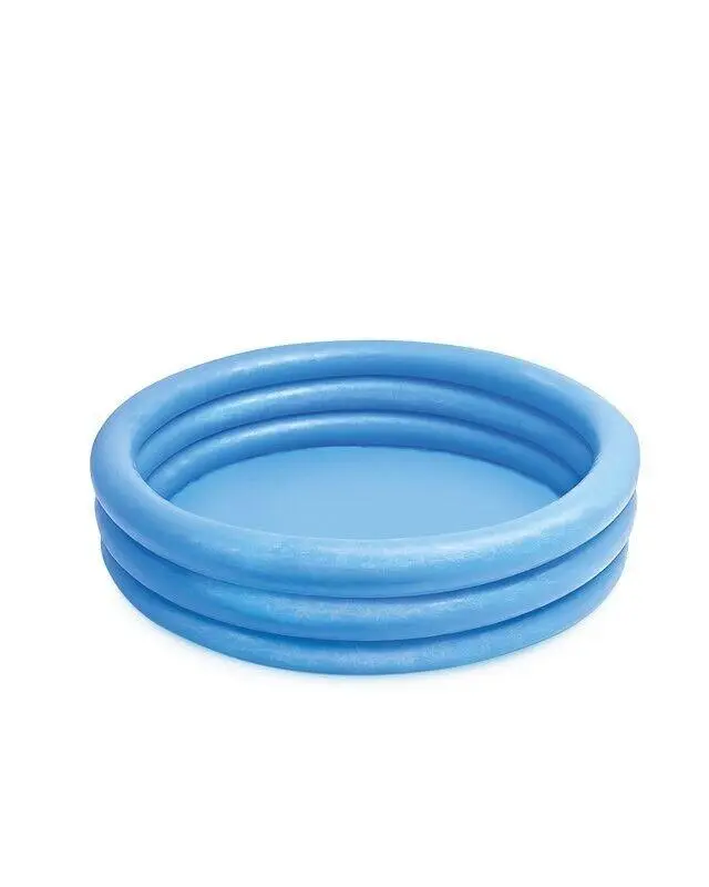 Kids Crystal Blue Baby Swimming Pool Inflatable Bath Tub For Children 45x10 2