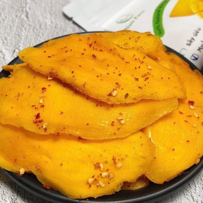 1 KG Chilli Dried Mango Slices - Sweet & Chilli Snack - Vietnamese Fruit  Sugar 1