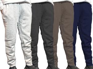 Mens Joggers 2Pack Jogging Bottoms Gym Trousers Track Pants Multipack Fleece x2