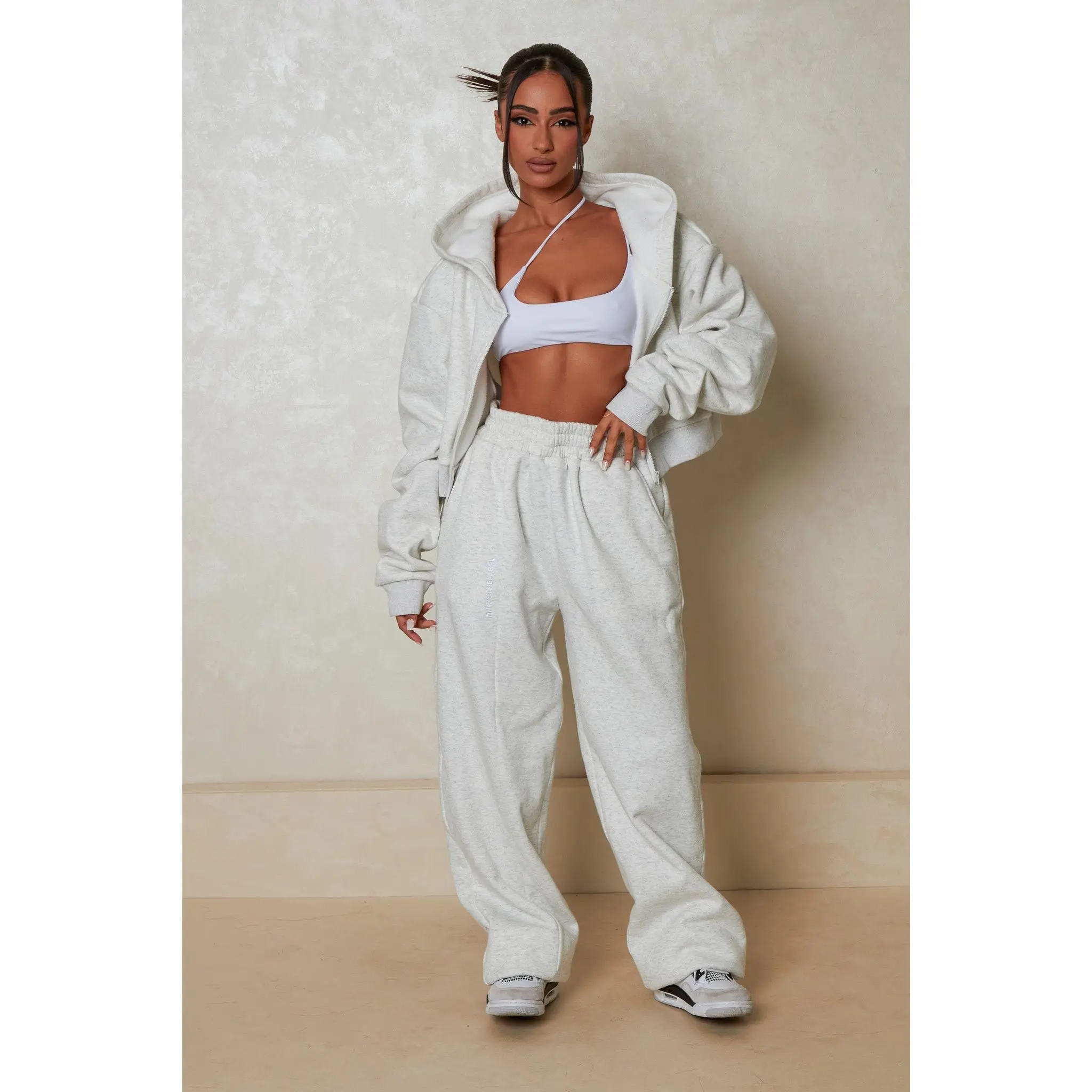 The Essentials Joggers - Marl Grey