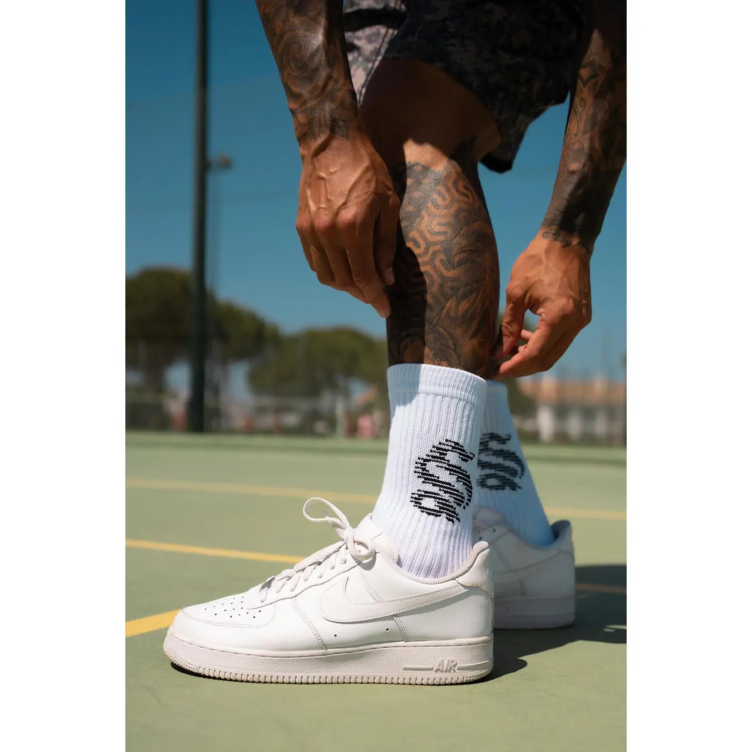 Motion Logo Socks (2 Pack) - White