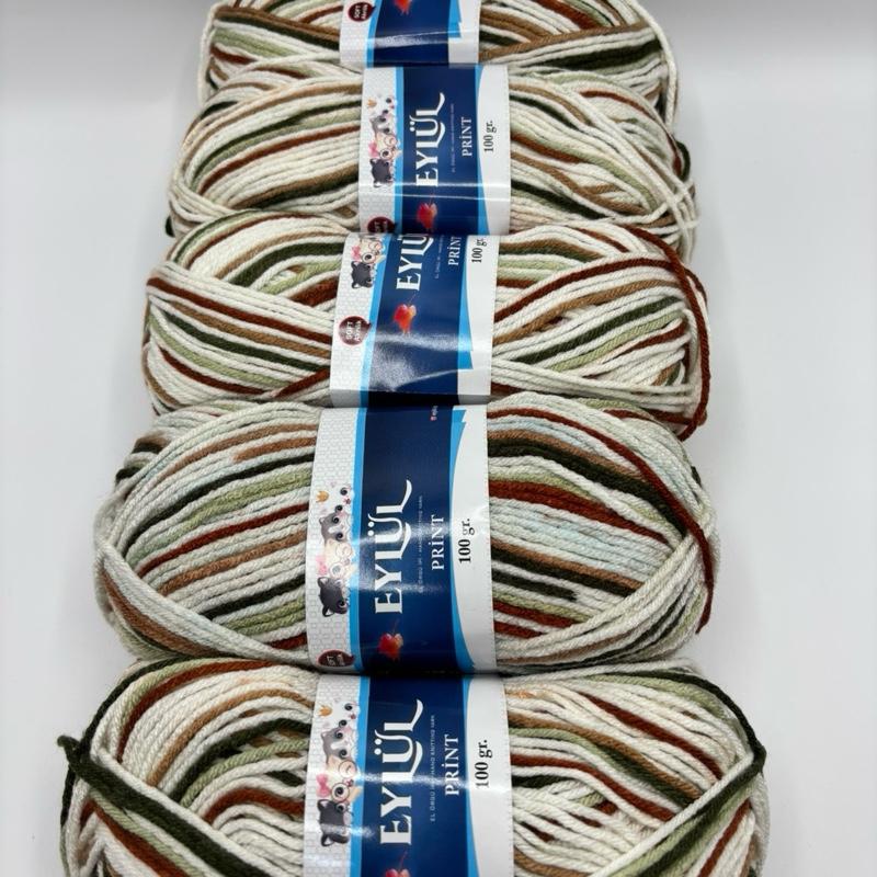 Eylul knitting crochet yarn 5x100g balls 4