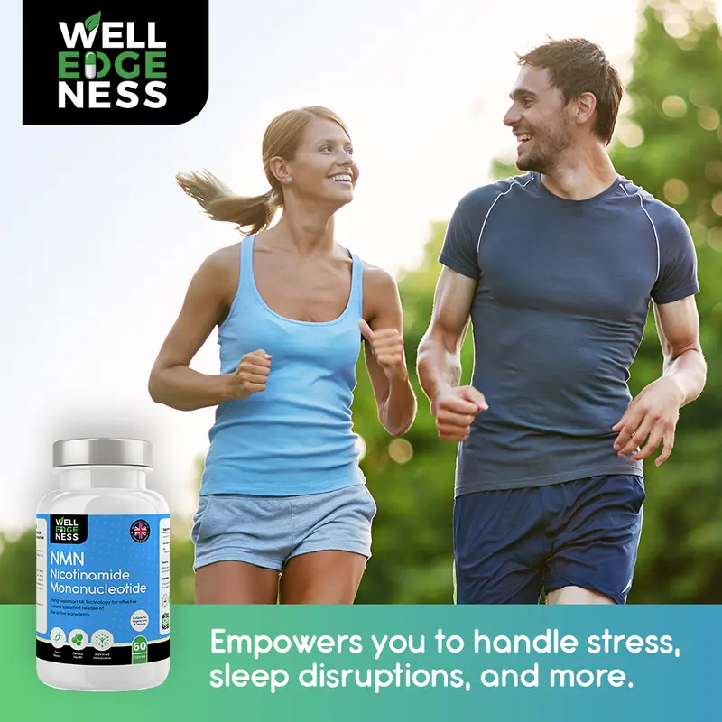 60 x 500mg Pure NMN Capsules | 2 Months Supply with Delayed Release Technology Capsules | NAD+ Precursor - Longevity & DNA Repair Edible NMN Supplement Fitness Healthcare by WELLEDGENESS Multivitamin Wellness Viral Supplements 4