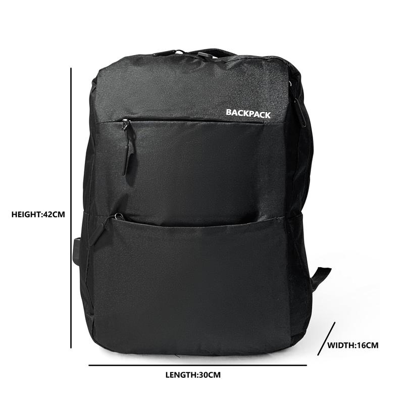 Nylon Laptop Backpack with Zip Closure, Lightweight & Sturdy Build, 20L Capacity for Travel, School and Work 5