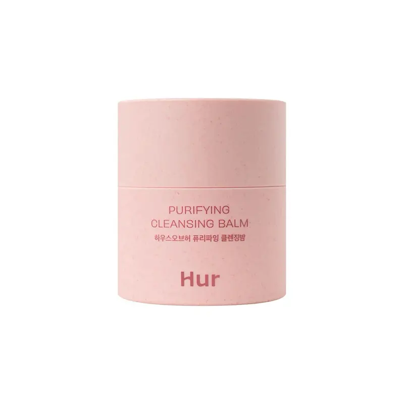 House of Hur Purifying Cleansing Balm 50ml - Cherry & Strawberry Infused Facial Cleanser Moisture Skincare Skin Repair Radiant Moisturizer Comfort