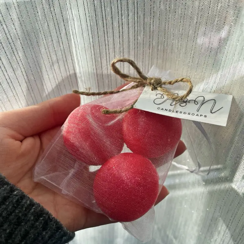 Small Macaron Wax Melt Scented Gift Bag for Birthday, Party, Baby Shower, or Wedding Candle Decor 3