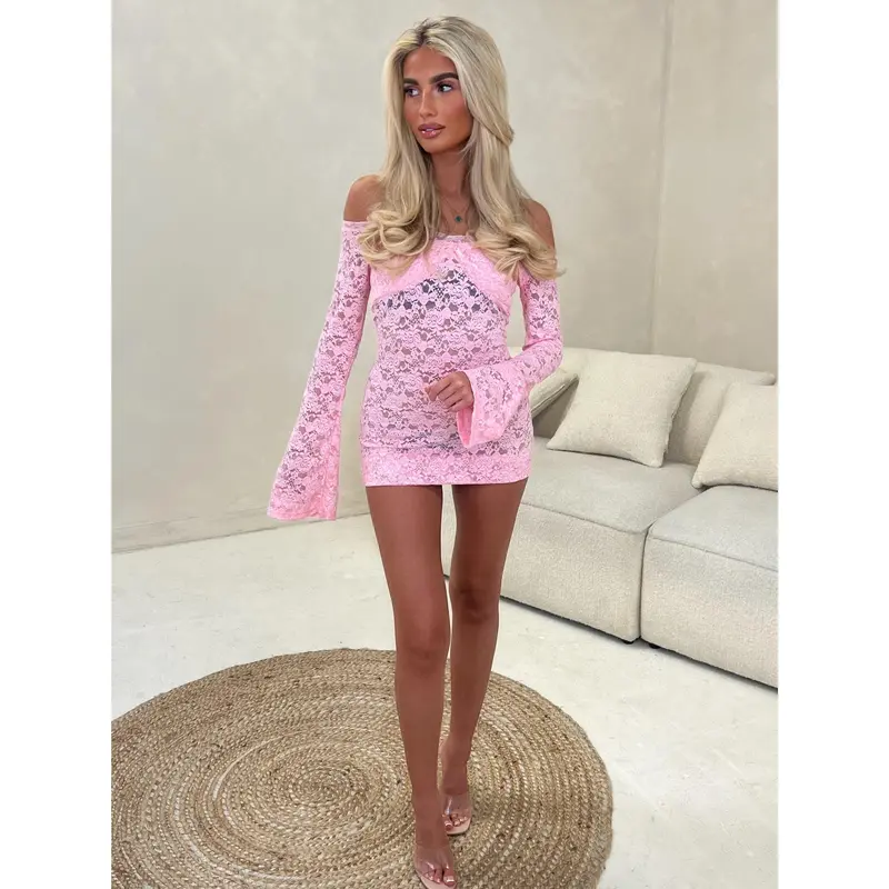 HARPER Lace Flare-Sleeve Mini Dress – Available in S, M, L 7