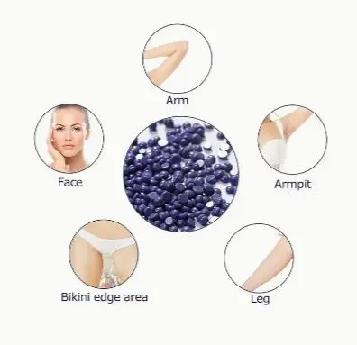 Depilatory Hard Wax Beans Pellet Hot Brazilian Waxing Beads Body Hair Removal UK Body Care Smooth Gentle Comfort Gentle Comfort 2