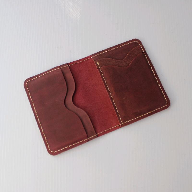 Genuine Leather Card Wallet, Multicolor, Koning Leather 4