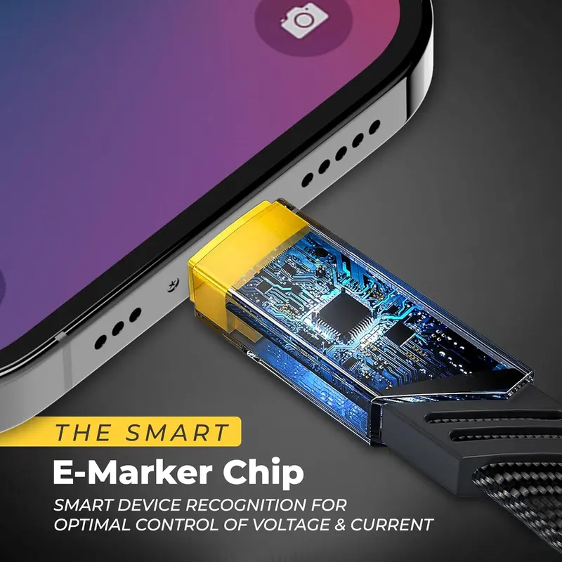 4 in 1 Multi Charger Cable 3.93FT/1.2M Multiple USB Fast Charging Cable Multi Charging Nylon Braided Cable with USB A USB C to Type C [65W] PD [27W] Compatible for iPhone Android for Samsung Galaxy for Google Pixel for iPad Smartphone Cellphone Electronic 2