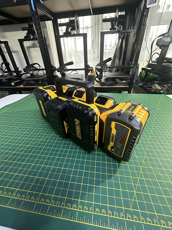 8x AnKa Battery Basket Carrier Caddy Holder for DeWALT - holds up to 8 batteries - Power Tool Accessories 2