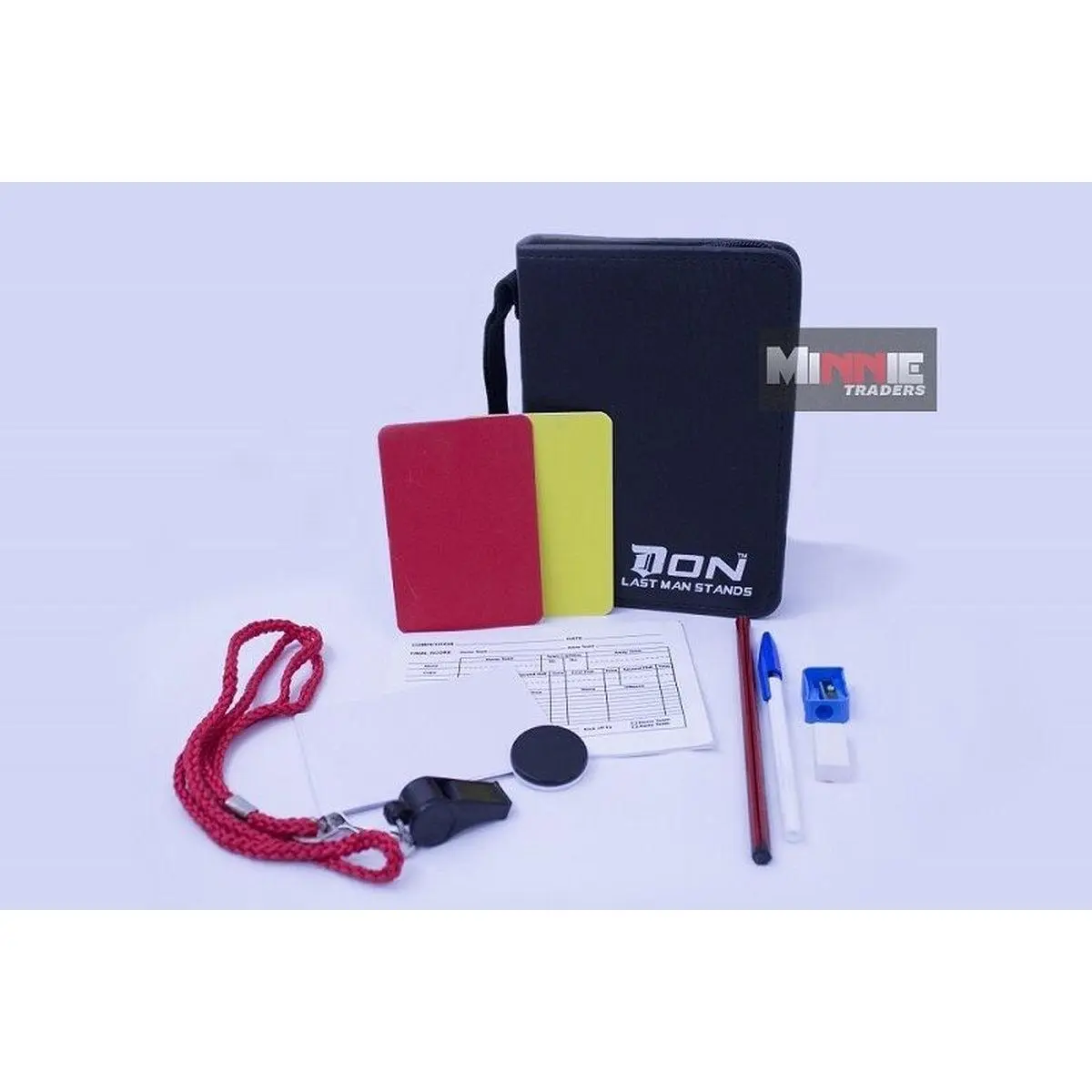Referee Data Wallet Complete Referee Set Cards Whitle Lanyard Coin Pencil Case