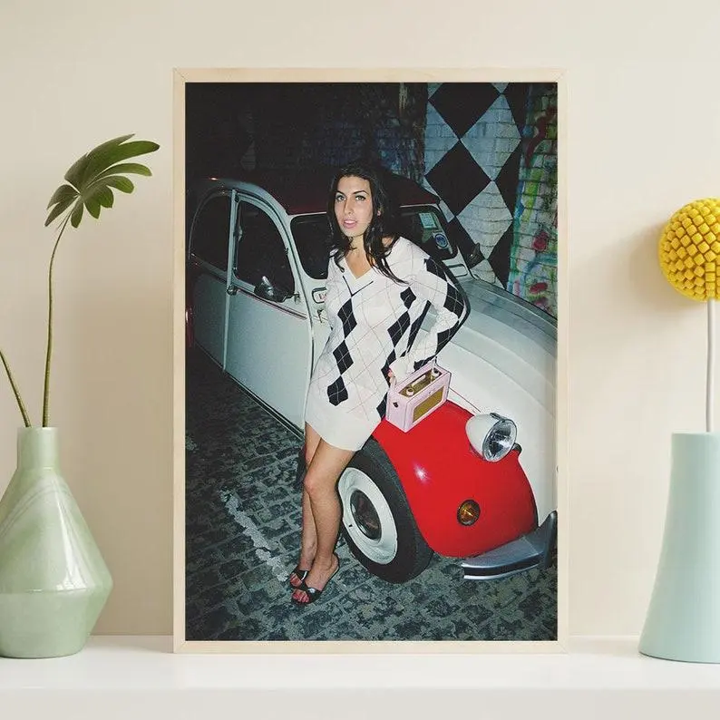 Amy Winehouse Vintage Canvas Poster, HD Poster print, Vintage Poster, Art Collectibles, Home Decor, Wall Art