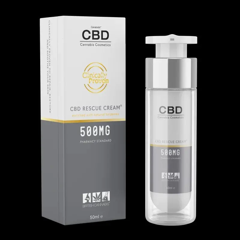 CBD RESCUE CREAM Skincare Moisturizers Nourishing Oil Skin Repair 5