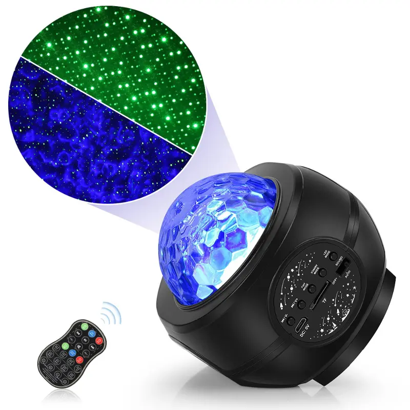 LED Galaxy Projector with Music Night Light for Parties