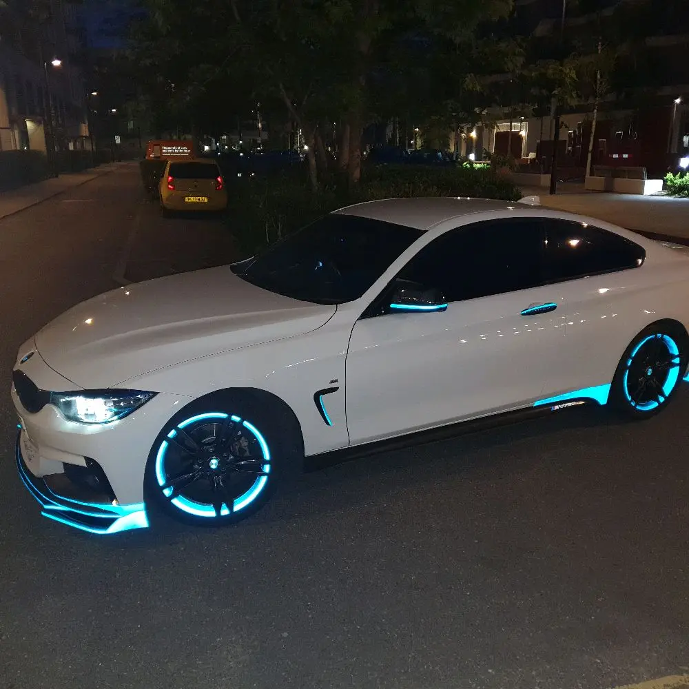 BMW Reflective Alloy Wrap for 18" Genuine alloy/Hide scuff edges.