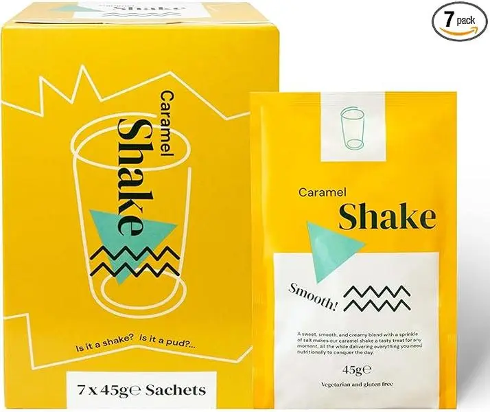 Habitual Pack of 7 Caramel Meal Replacement Shakes | Low Calorie High Protein Shakes  | Trusted NHS Provider (7, Caramel)