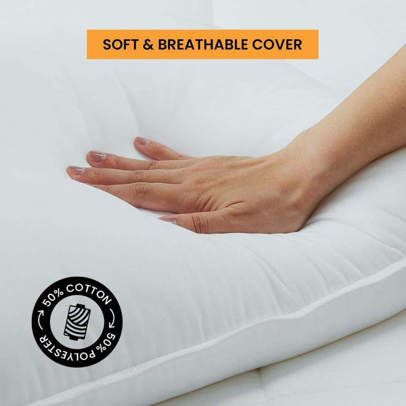 Hotel Quality PolyCotton Pillows | All Pack | Extra Filled Luxury Pillows - SAME DAY DISPATCH 3