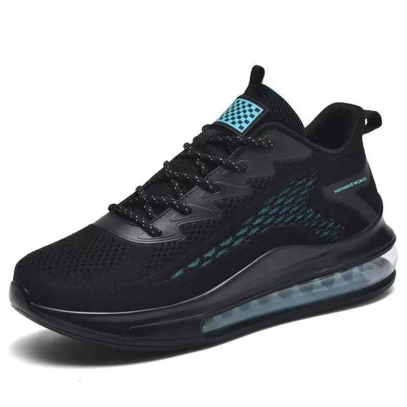Men's Running Shoes Air Cushion Men's Spring and Autumn New Trendy Breathable Soft Bottom Men's Casual Sneaker 5