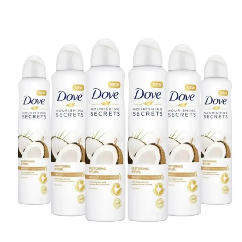 250ml Dove Nourishing Secret Deodorant Spray With Coconut & Jasmin Scent RESTORING RITUAL 1
