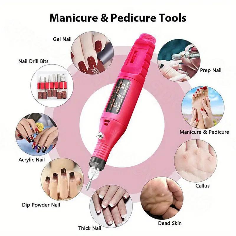 Product Introduction of Electric Nail Drill Kit, Professional Manicure Kit for Acrylic Nail Gel, Portable Adjustable Speed Electric Manicure Pedicure Kit Nail Drill Polishing Shape Machine for Women Girls, Nail Art Pen for Christmas Gift 3