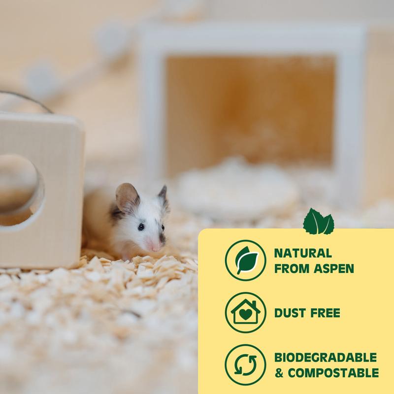 Millamore Supersoft Bedding and Litter 10L - Hamster - Mice - Rat - Degu - Chinchilla Litter - Natural - Odor Control - Extra Absorbent 1