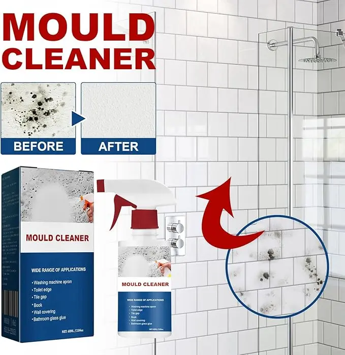 Mildew Cleaner Foam,Mould Removal Foam Spray,Mould Cleaner for Walls & Bathroom & Kitchen,Mould and Mildew Removal Spray,Black Mould Remover Spray,Mould Prevention Spray,Household Mould Removers 3