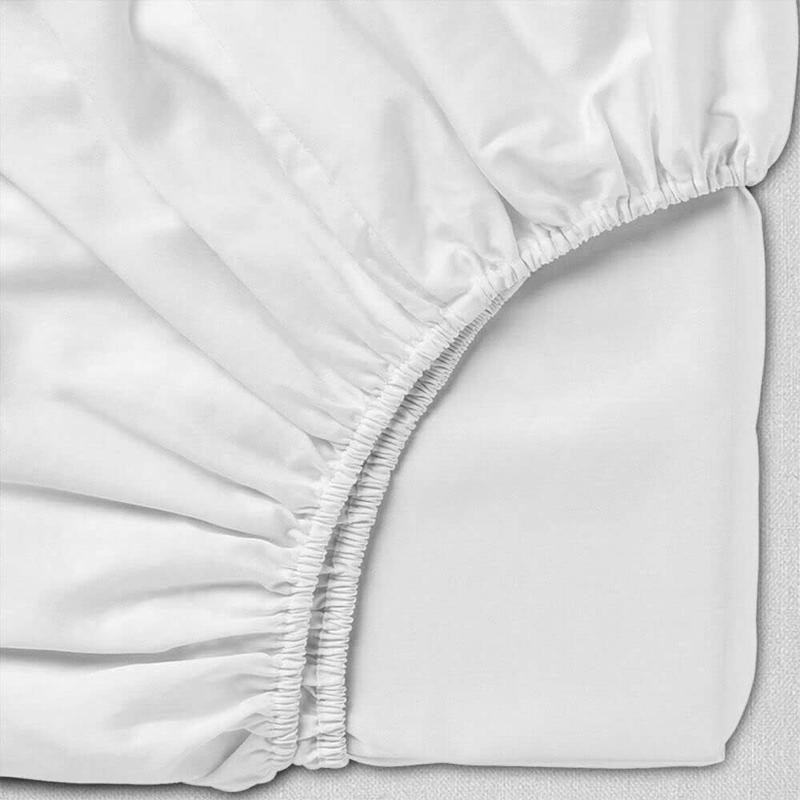 Extra Deep Fitted Bed Sheets 16"/40cm Deep Pockets With Elasticated Corners | Bedding & Linen Easy Iron All Seasons 52% Polyester 48% Cotton Polycotton | Single Double King Super King Sizes | Ultra Soft Brushed Microfiber Shrinkage and Fade Resistant | 7