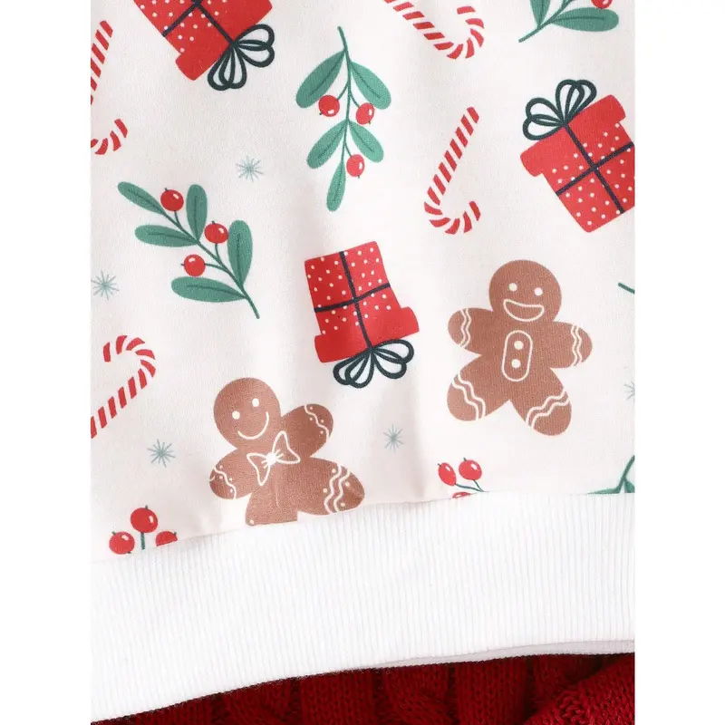 Baby Boy Christmas Print Sweatshirt for Festive Season 4