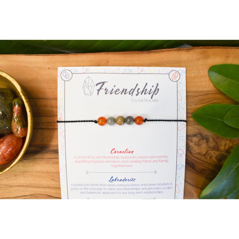 Friendship Crystal Bracelet - Natural Crystal Bead jewellery 1