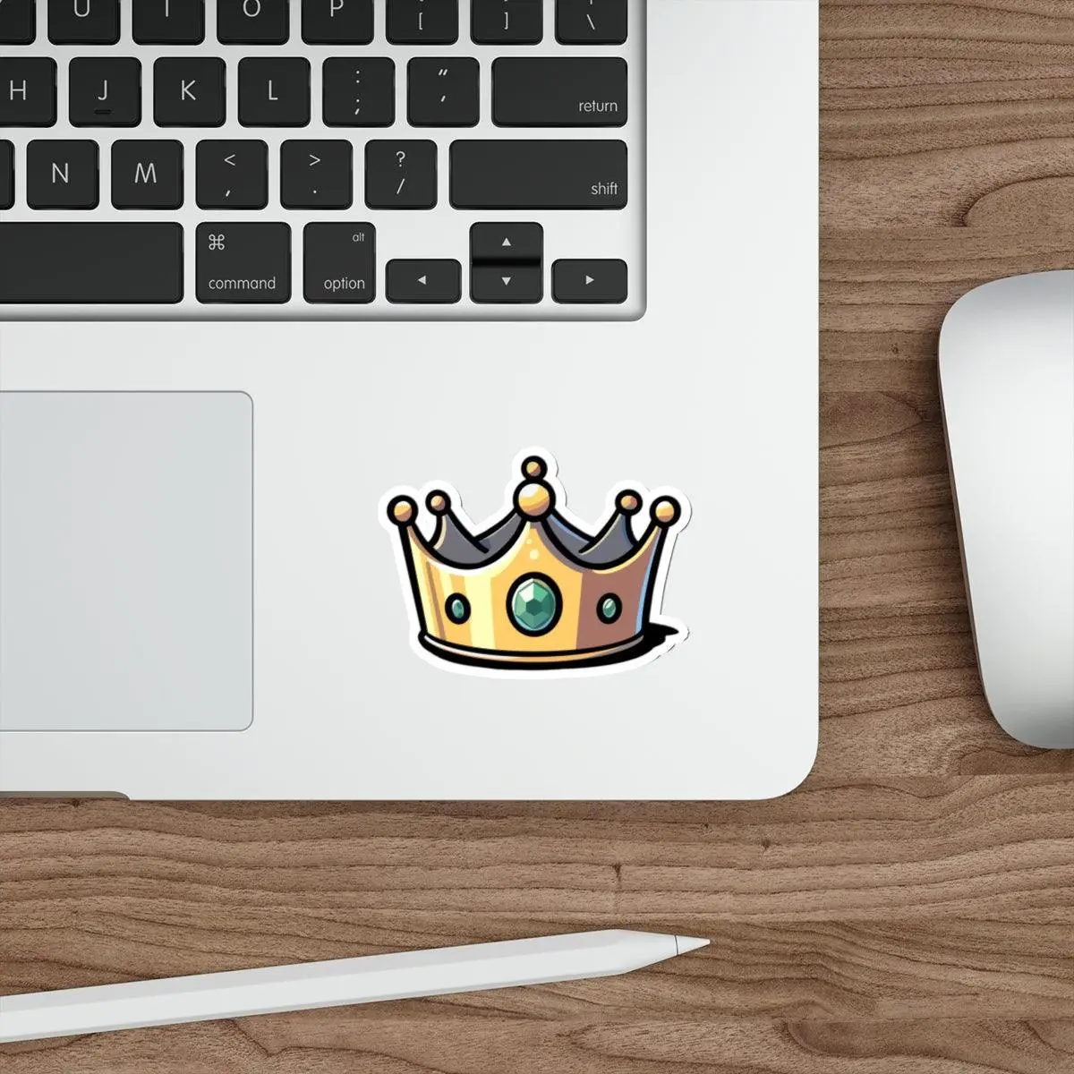 Cartoon Crown Waterproof Sticker