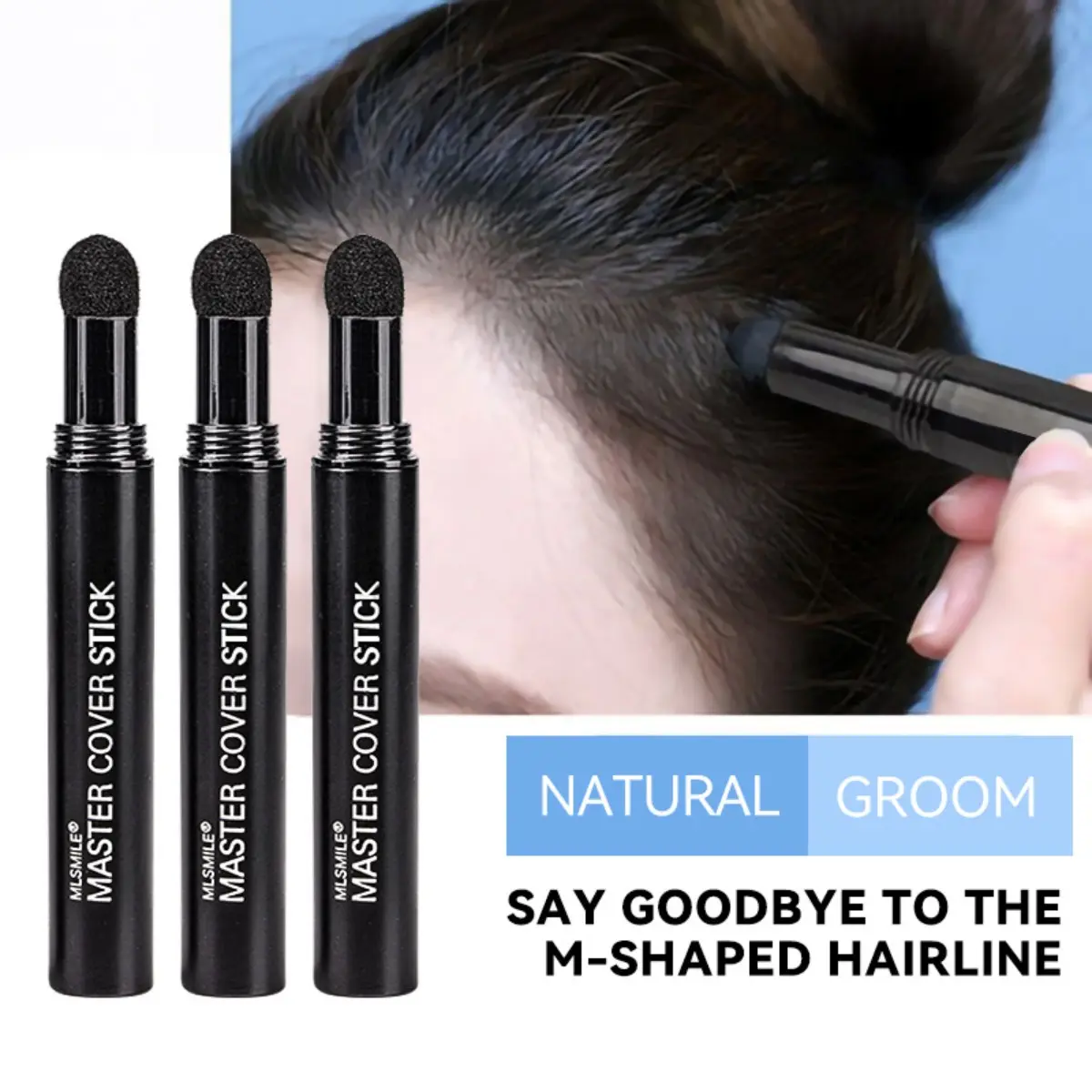 Hair Line Modified Repair Stick Pen Waterproof Long Lasting Natural Hair Filling Hairline Shadow Powder Concealer Styling Tools